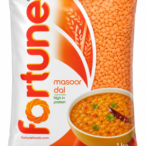 FORTUNE Masoor Dal 1 Kg Premium Quality Lentils
